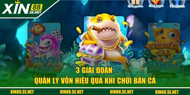 3 giai đoạn quản lý vốn hợp lý khi chơi bắn cá